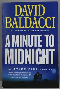 A Minute to Midnight by David Baldacci, An Atlee Pine Thiller Papperback 2020 - Imagen 1 de 3
