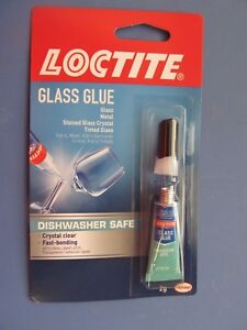 Loctite Super Glass Glue Crystal Clear and Dishwasher Safe #233841 2 grams  NEW