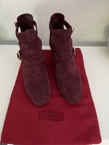 Botines al tobillo Valentino gamuza doble correa Rockstud talla: 39 - Imagen 1 de 7