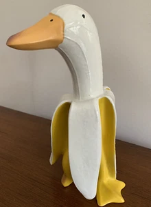 Garden Decor Outdoor Sculpture Banana Duck Figurine Home Patio Lawn Yard Office - Picture 1 of 8