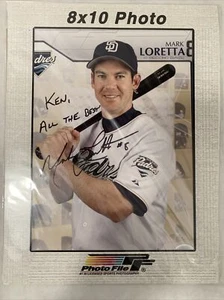 San Diego Padres Baseball Mark Loretta Autograph Photo 8"X10" - Picture 1 of 5