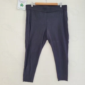 Torrid Leggings Trousers Women Size XL Black 3/4 Leg 22in Stretch Waist 35in - Picture 1 of 10