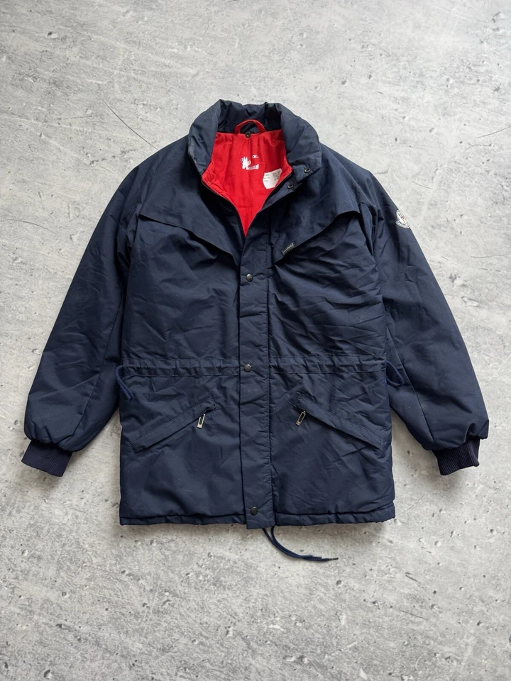 Chaqueta de plumón Moncler vintage años 80 azul talla: L rara Foto 1 de 4