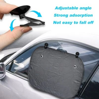 2 PIEZAS Ventosa Tarjeta Billete Clip, Metal Fuerte Coche Parasol Ventana Billete Papel Foto 1 de 4