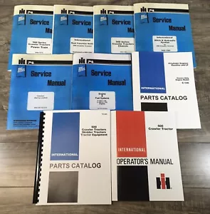 International 500 Crawler Tractor Service Parts Operators Manual Set Repair C146 - Picture 1 of 24