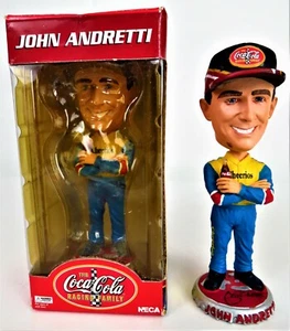 John Andretti "Coca Cola Racing Bobblehead", 2003 Head Knocker - NUEVO en caja - Imagen 1 de 6