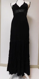 Forever 21 Womens black crepe halter dress Size Medium - Picture 1 of 8