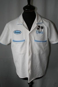 Vintage Cernucci bowling rockabilly summer short sleeve shirt medium revival - Picture 1 of 9