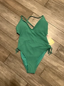 Stoney Clover by Target frecher einteiliger grüner Badeanzug groß neu mit Etikett - Bild 1 von 7