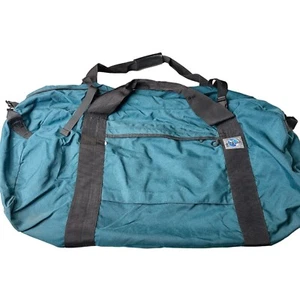 Vintage Eagle Creek Duffel Bag XL Green Straps Zip Pocket No Shoulder Strap - Picture 1 of 9