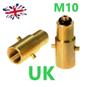 M10 UK Bayonet LPG Filling Point Adapter BRASS AUTOGAS GPL - Picture 1 of 1