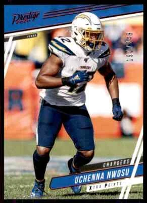 2020 Xtra Points Red Foil Uchenna Nwosu 190/249 San Diego Chargers - Image 1 of 2