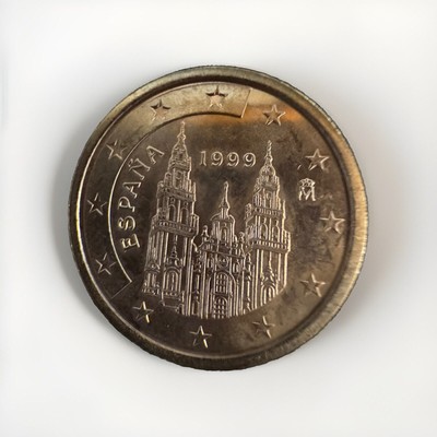 Pièce De 50 Centimes D'euro Espagne 1999 - Célébration Cervantes - En Circulation