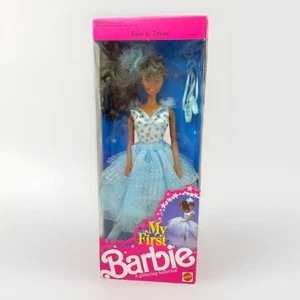 VINTAGE 1991 MY FIRST BARBIE DOLL # 3861 BLACK BALLERINA IN OVP MATTEL - Bild 1 von 11