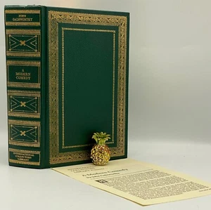 1956 ICL JOHN GALSWORTHY Collectors LIMITED Edition A MODERN COMEDY 24K GOLD OOP - Picture 1 of 12