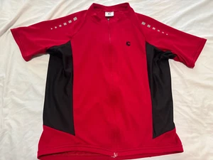 Cannondale Cycling Jersey Mens XL Red full Zip Specialized USA - Picture 1 of 5