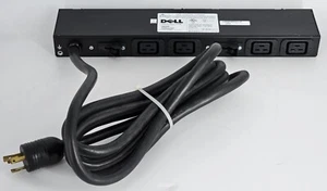 Dell 5T439 APC AP6031 Unmanaged PDU 240 VAC 24A L6-30P to 4x C19 Outlets - Picture 1 of 5