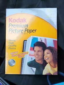 New Sealed Kodak Premium Inkjet Picture Paper Heavy Weight Satin 8 1/2" X 11" X2 - Picture 1 of 2