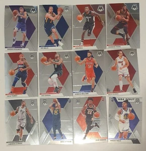 12lot 2019-20 Panini Mosaic NBA Basketball Trading Cards Semi Stars  / Rookie - Bild 1 von 2