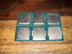 JOBLOT 6 x Intel Core i5 4th Gen CPUs Processors i5-4570 i5-4590 i5-4460T - Picture 1 of 1