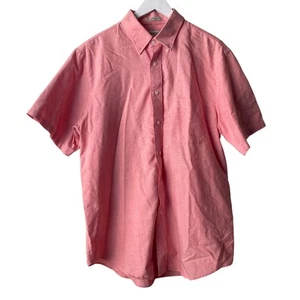 Haggar Abbigliamento Pesca Vestibilità Regular Collo Dentellato Misto Cotone Camicia Manica Corta L - Foto 1 di 10