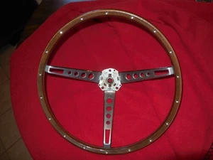 1965 - 1966 Ford Mustang factory woodgrain sport steering original used Ford 289 - Picture 1 of 19