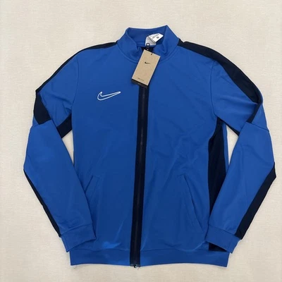 Nike Dri-FIT Academy 23 сплетенный полный молнии Track куртка мужская размер M синий DR1681-463 - Изображение 1 из 4