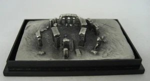 Vintage STONEHENGE Miniatur Zinn Archäologie Modell im Schaukasten - Bild 1 von 9