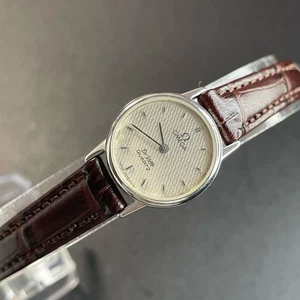 Reloj OMEGA Producto Genuino Móvil DE VILLE Redondo Plateado DE VILLE QZ - Imagen 1 de 10