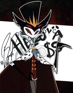 Foto firmada por Bryce Pinkham Helluva Boss 11x14 autógrafo certificado por la JSA - Imagen 1 de 3