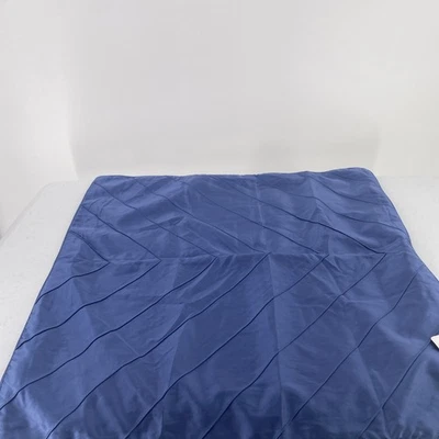 Ralph Lauren Ella Polo Azul Seda Mezcla Algodón Decorativo Almohada Funda Solo Foto 1 de 4