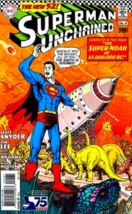 SUPERMAN UNCHAINED #4 COVER G INCENTIVE SILVER AGE VARIANTE NATHAN FAIRBAIRN NM - Foto 1 di 2