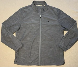 Travis Mathew Men’s Full Zip Lightweight Golf Athletic Jacket Mock Neck Blue XL - Picture 1 of 4