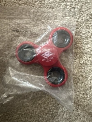 Nuevo juguete giratorio inquieto rojo Disney Cruise Line Foto 1 de 4