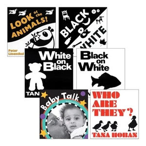 Kaplan Early Learning Black and White Board Books - Set of 6 - Picture 1 of 7