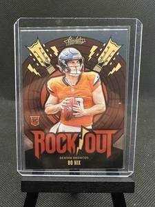 Vendita Bo Nix Rock Out #RO-BNX (RC) 2024 Panini Assoluto - Foto 1 di 2