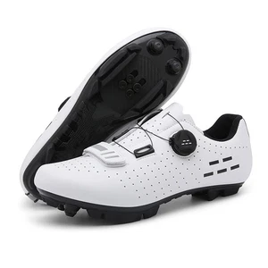 Cycling Shoes Road Bike Sneakers Cleat Non-slip Men's Bicycle Shoes Footwear - Picture 1 of 26