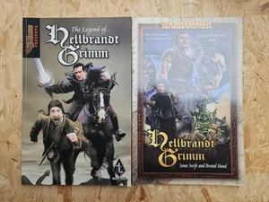 Warhammer Fantasy Hellbrandt Grimm Graphic Novels Legend & Brutal Hand - Picture 1 of 6