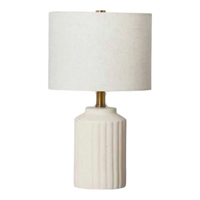 Hearth & Hand With Magnolia  Ceramic Table Lamp Cream (w/ LED Light Bulb) - Image 1 of 4