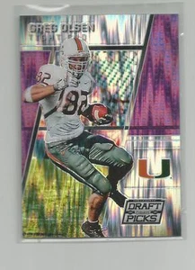 2016 Collegiate Draft Picks GREG OLSEN Purple Flash Prizms 51/99 - Bild 1 von 1
