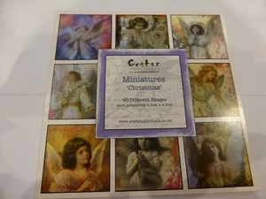 6" x 6 "PAPER PAD MINIATURES CHRISTMAS  BY CRAFTY INDIVIDUALS - Picture 1 of 4