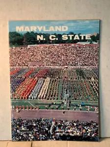 MARYLAND VS N. C. STATE NCAA COLLEGE FOOTBALL PROGRAMM BANDTAG 21.09.63 - Bild 1 von 1