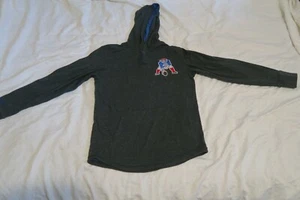 Mitchell & Ness NFL Throwbacks 2-Button Hooded Sweatshirt New England Patriots M - Picture 1 of 9