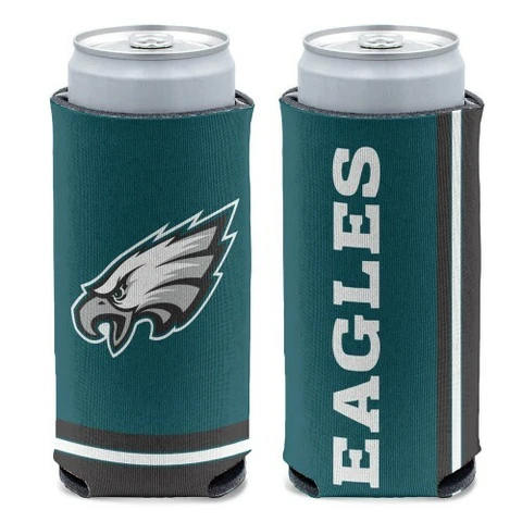 PHILADELPHIA EAGLES 12 0Z SELTZER SLIM CAN COOZIE COOLER HOLDER NFL LICENSED Cover