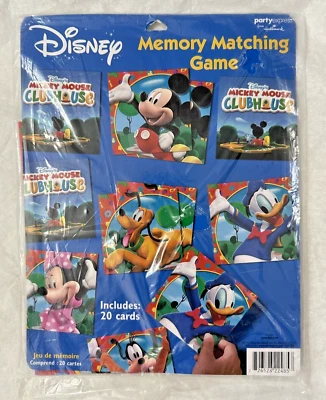 Игра Disney Memory Matching — Mickey Mouse Clubhouse — Hallmark Party Express - Изображение 1 из 4