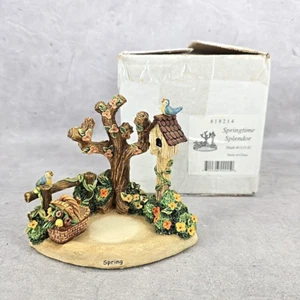 Rare Vintage Goebel Seasons Springtime Splendor Scape Hummel Display with Box - Picture 1 of 9