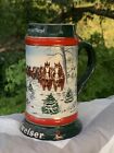 Vintage BUDWEISER Clydesdale Beer Stein Anheuser Busch German Collector ❤️sj8j for sale