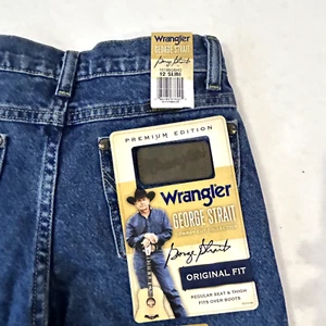 Wrangler Regular Fit George Strait Cowboy Cut Collection Jeans Boys Size 12 Slim - Picture 1 of 7