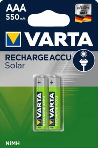 Varta Recharge Solar Akku AAA NIMH 550mAh 2er Blister - Bild 1 von 1