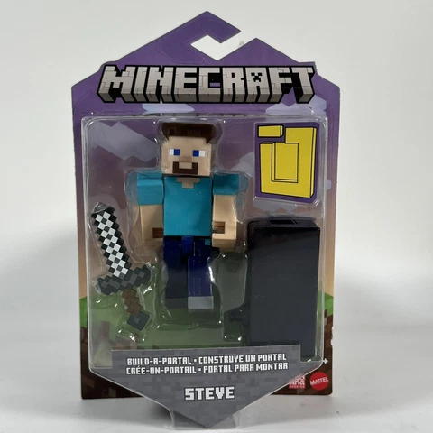 MINECRAFT - STEVE: Build A Portal, NEW & SEALED - Package Damage Cover
